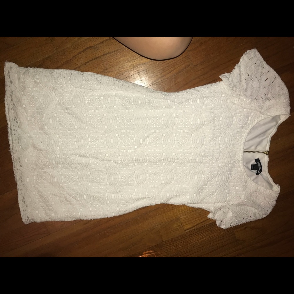 White lace dress